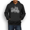Benelli Tornado Naked TRE 1130R 2013 Premium Motorcycle Art Men’s Hoodie
