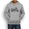 Benelli UNO C 250 2013 Premium Motorcycle Art Men’s Hoodie