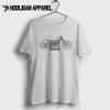 Brough Superior Drag Bike 1925 Premium Motorcycle Art Men’s T-Shirt