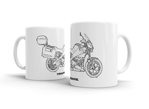 Buell Ulysses XB12XT 2010 White Ceramic Mug Hooligan Apparel