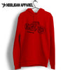 Custom motorbike  Premium Motorcycle Art Men’s Hoodie