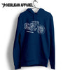Custom motorbike  Premium Motorcycle Art Men’s Hoodie
