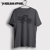 Custom motorbike  Premium Motorcycle Art Men’s T-Shirt