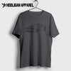 Dodge Challenger 2017 Inspired Car Art Men’s T-Shirt