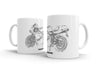 Ducati 748 White Ceramic Mug Hooligan Apparel