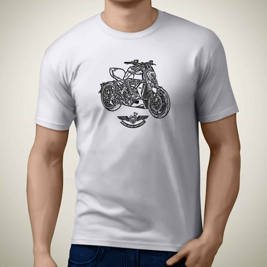 HA Ducati Diavel 1260 2019 Premium Motorcycle Art Men T-Shirt
