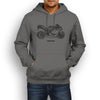 Ducati 1198 Panigale R 2016 Premium Motorcycle Art Men’s Hoodie