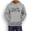 Ducati 1198R Corse Special Edition 2011 Premium Motorcycle Art Men’s Hoodie