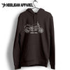 Ducati 821  Monster 2018 Premium Motorcycle Art Men’s Hoodie