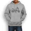 Ducati Multistrada 1200 DVT 2015 Premium Motorcycle Art Men’s Hoodie