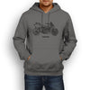 Ducati Scrambler Sixty2 2017 Premium Motorcycle Art Men’s Hoodie