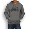 Ducati Streetfighter 848 2014 Premium Motorcycle Art Men’s Hoodie