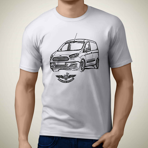 ford-transit-courier-2016-premium-van-art-men-s-t-shirt
