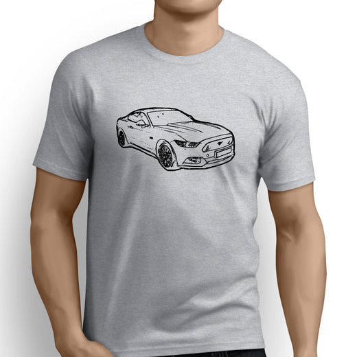 Ford Mustang 2016 Premium Car Art Men’s T-Shirt