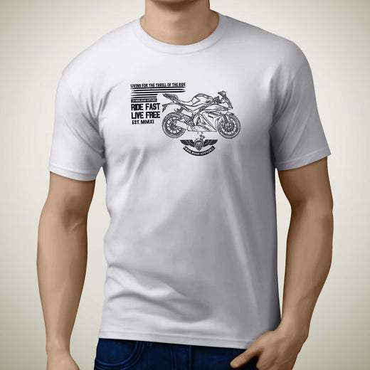 living-yamaha-yzf-R125-2016-premium-motorcycle-art-men-s-t-shirt