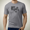 living-triumph-tiger-800xc-2016-premium-motorcycle-art-men-s-t-shirt