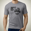 living-yamaha-tracer-900-gt-2018-premium-motorcycle-art-men-s-t-shirt