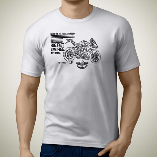 living-mv-agusta-f3-800Rc-2017-premium-motorcycle-art-men-s-t-shirt