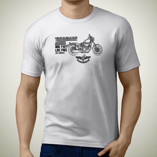 living-yamaha-xv950-2017-premium-motorcycle-art-men-s-t-shirt