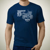living-yamaha-Rd350-lc-premium-motorcycle-art-men-s-t-shirt