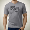 living-yamaha-yzf-R1-2003-premium-motorcycle-art-men-s-t-shirt