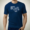 living-yamaha-yzf-R1-2017-premium-motorcycle-art-men-s-t-shirt