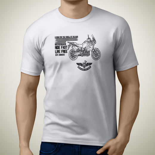 living-yamaha-super-tenere-es-2017-premium-motorcycle-art-men-s-t-shirt