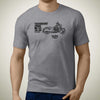 living-indian-chief-dark-horse-premium-motorcycle-art-men-s-t-shirt