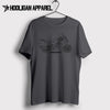 HONDA ST1300 Pan European 2007 Premium Motorcycle Art Men’s T-Shirt