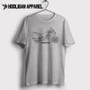 HONDA ST1300 Pan European 2007 Premium Motorcycle Art Men’s T-Shirt