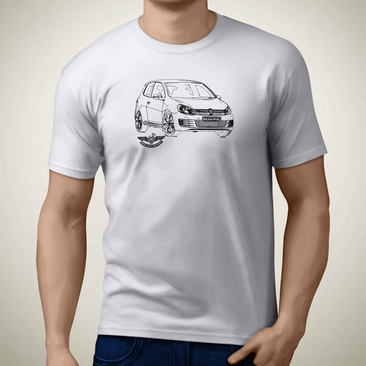 HA Golf GTI Mk6 Premium Car Art Men T Shirt