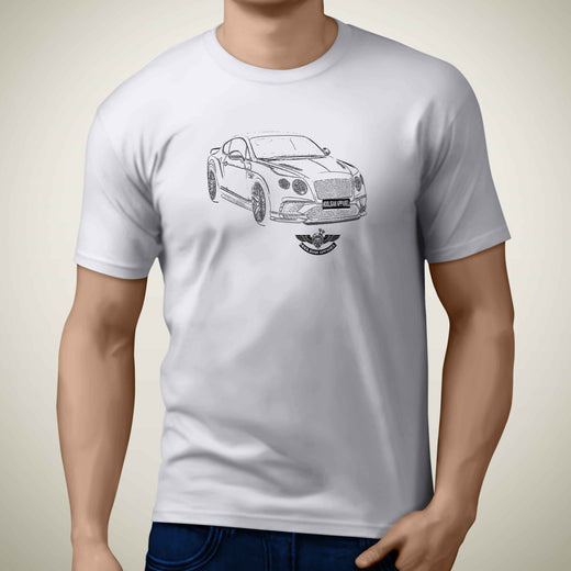 HA Bentley continental Coupe 2017 Premium Car Art Men T Shirt