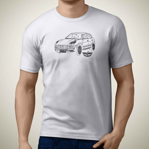 Porsche Macan Turbo SUV 2017 Premium Car Art Men‚Äôs T Shirt