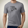 Toyota FJ40 Land Cruiser Classic 1981 Premium Car Art Men‚Äôs T Shirt