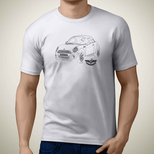 Mini Cooper Coupe 2015 Premium Car Art Men‚Äôs T Shirt