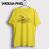 Harley Davidson CVO Road Glide3 2018 Premium Motorcycle Art Men’s T-Shirt