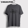 Harley Davidson CVO Road Glide3 2018 Premium Motorcycle Art Men’s T-Shirt