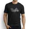 Harley Davidson Electra Glide Ultra Classic Premium Motorcycle Art Men’s T-Shirt