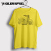 Harley Davidson Fat Bob 114  Premium Motorcycle Art Men’s T-Shirt