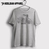 Harley Davidson Fat Bob 114  Premium Motorcycle Art Men’s T-Shirt