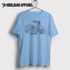 Harley Davidson Fat Bob 114  Premium Motorcycle Art Men’s T-Shirt