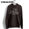 Harley Davidson Fat Bob 114  Premium Motorcycle Art Men’s Hoodie