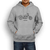 Harley Davidson Street 750 Premium Motorcycle Art Men’s Hoodie