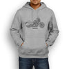 Harley Davidson SuperLow 1200T Premium Motorcycle Art Men’s Hoodie