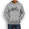 Harley Davidson XG750R Flat Tracker Premium Motorcycle Art Men’s Hoodie