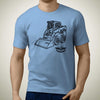 cat-skid-steer-loader-272d3-premium-construction-art-men‚Äôs-t-shirt