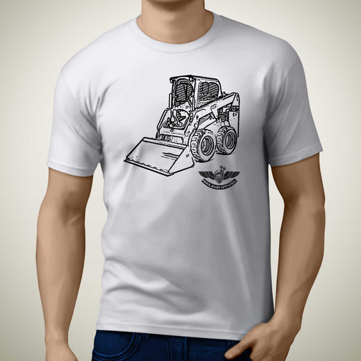 cat-skid-steer-loader-272d3-premium-construction-art-men‚Äôs-t-shirt