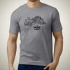 cat-14m3-motor-grader-premium-construction-art-men‚Äôs-t-shirt