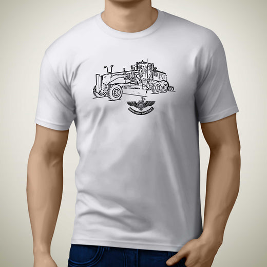 cat-14m3-motor-grader-premium-construction-art-men‚Äôs-t-shirt