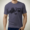 case-ih-300cvx-trailer-premium-tractor-art-men‚Äôs-t-shirt